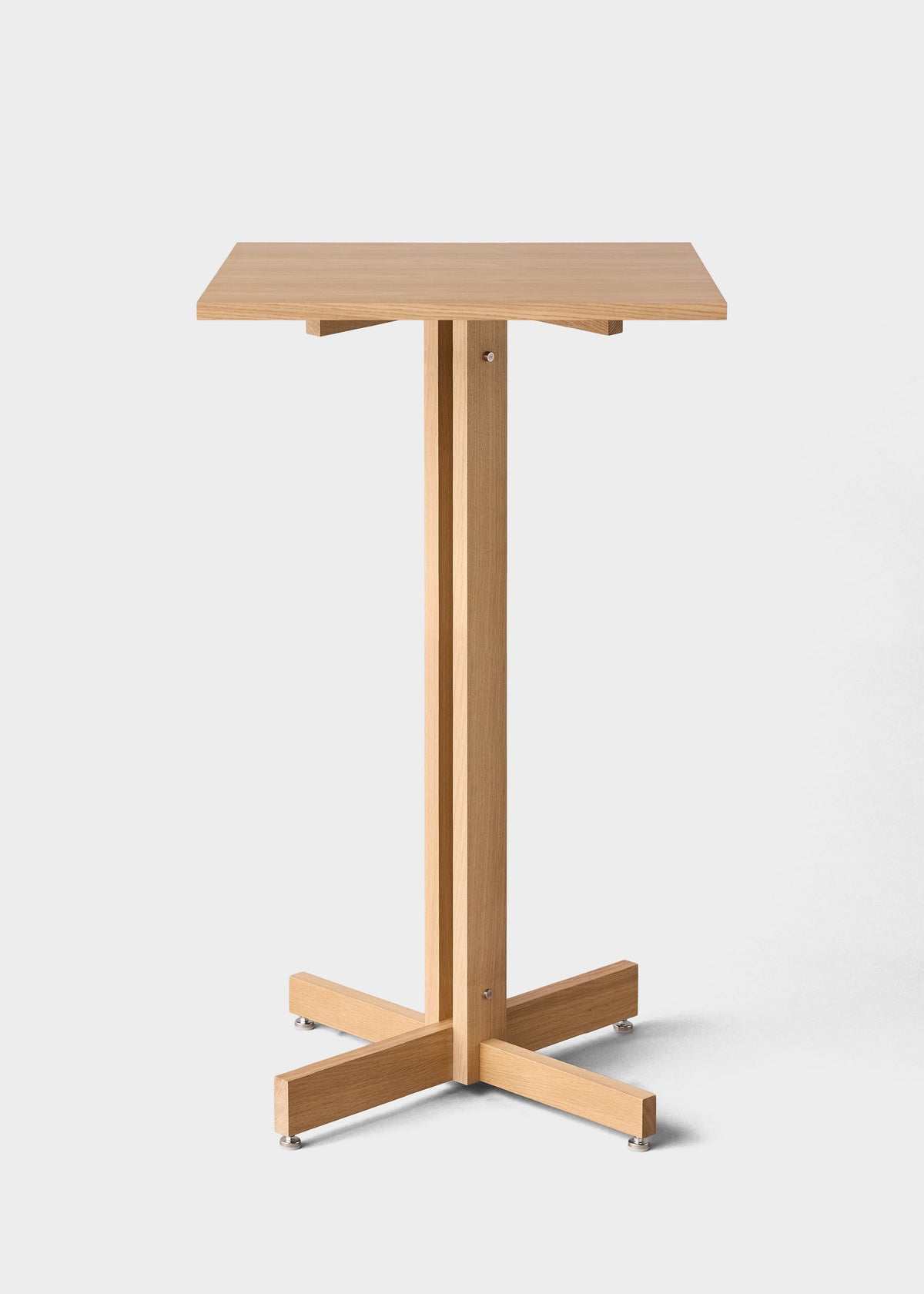 KUMU Bar Table – Square — Oiled Oak