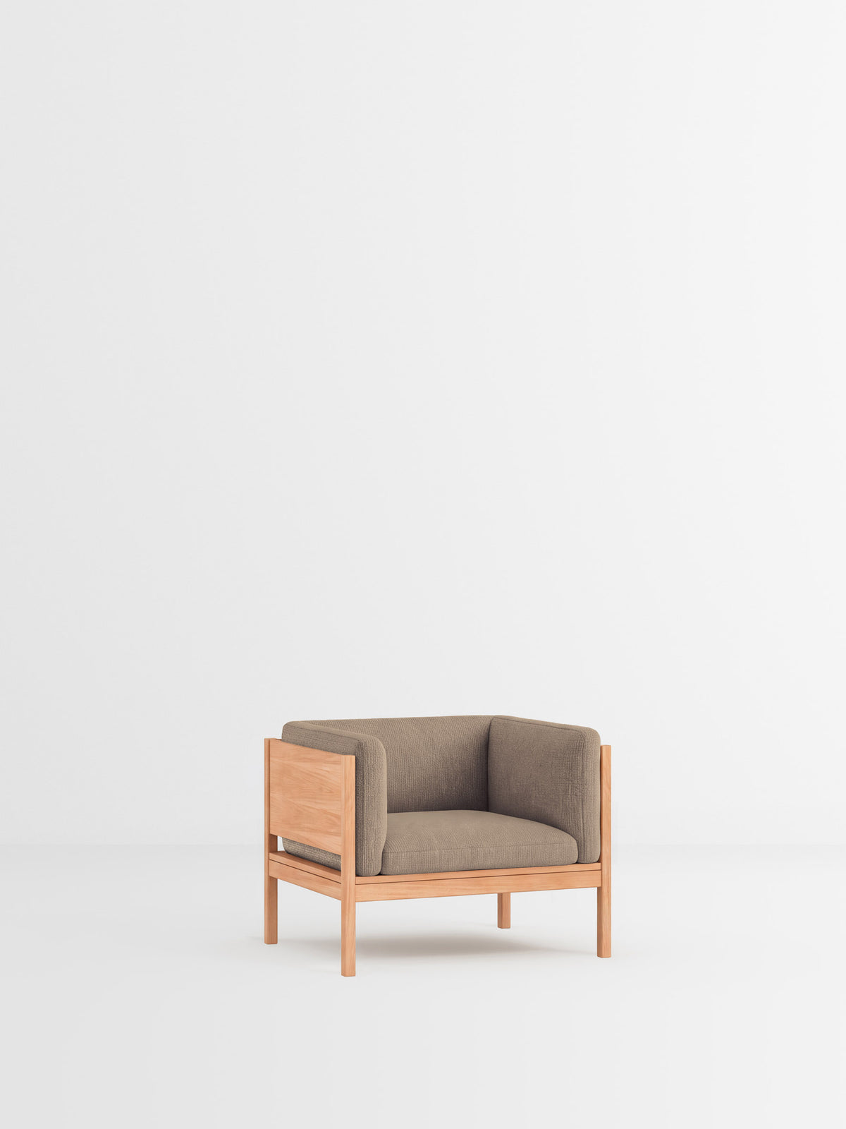 Lounge Chair – Moss 0013 – Oak