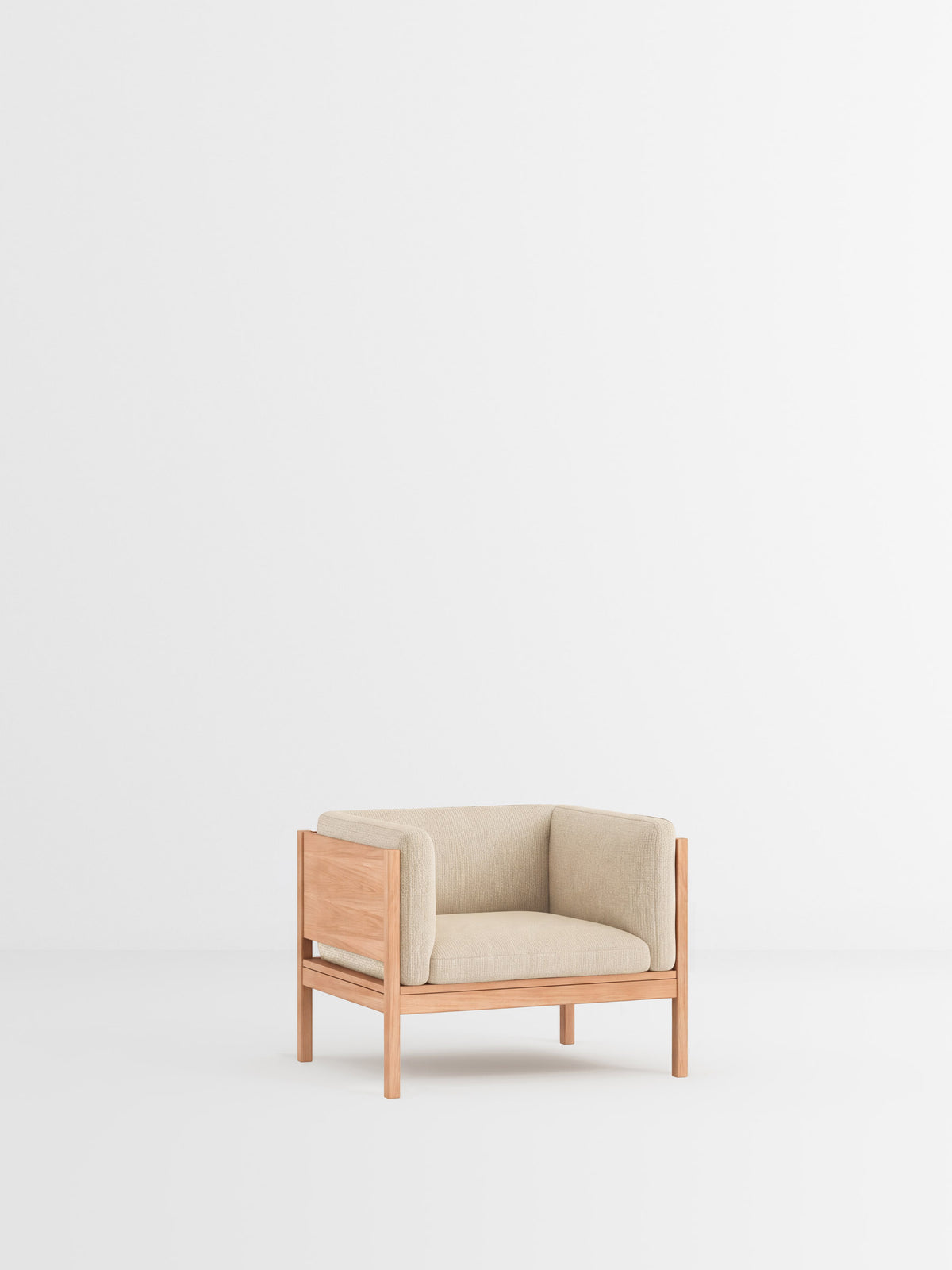 Lounge Chair – Moss 0019 – Oak