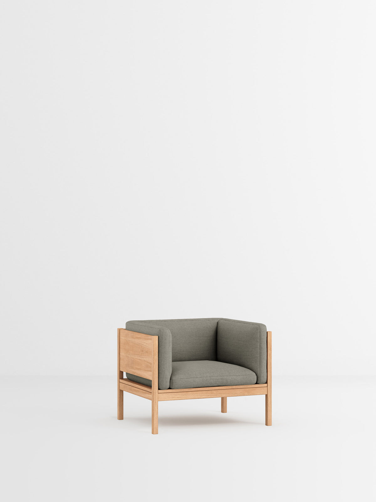 Lounge Chair – Re-Wool 2 - 128 – Oak