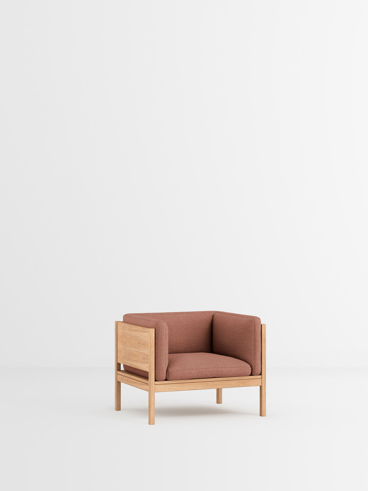 Lounge Chair – Re-Wool 2 - 648 – Oak