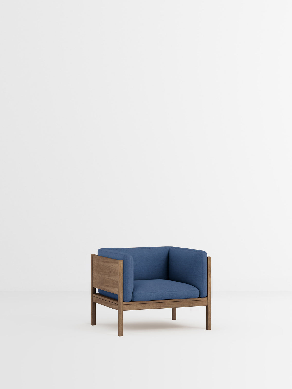 Lounge Chair – Re-Wool 2 - 767 – Smoked Oak