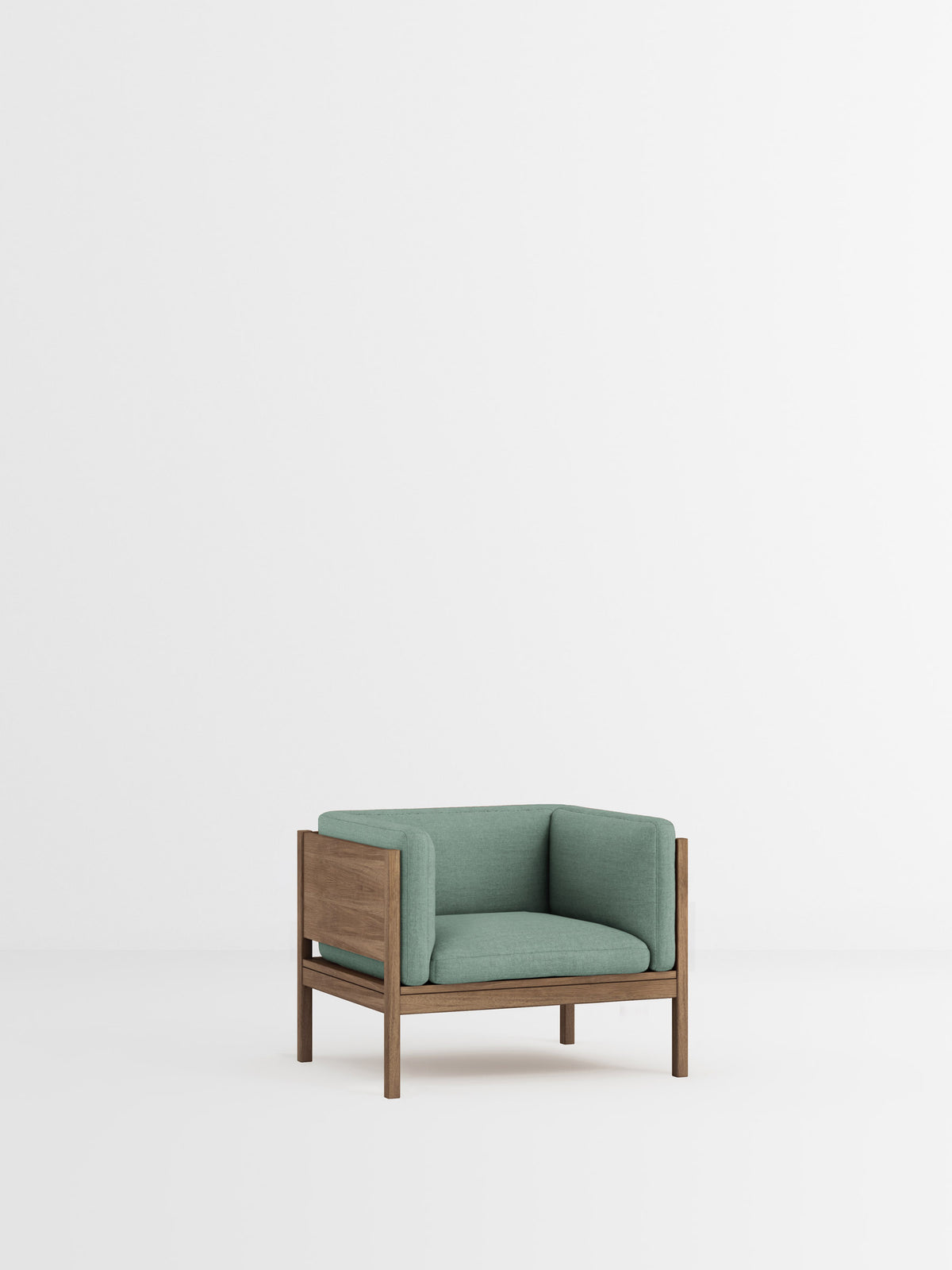 Lounge Chair – Re-Wool 2 - 868 – Smoked Oak