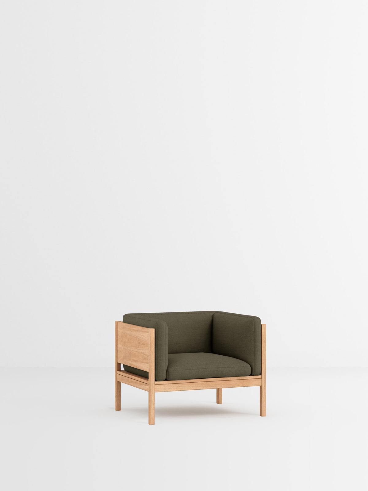 Lounge Chair – Re-Wool 2 - 977 – Oak