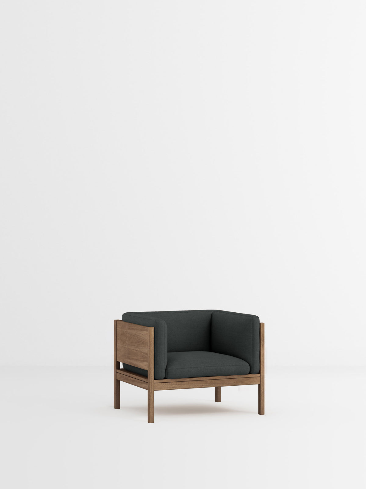 Lounge Chair – Re-Wool 2 - 987 – Smoked Oak