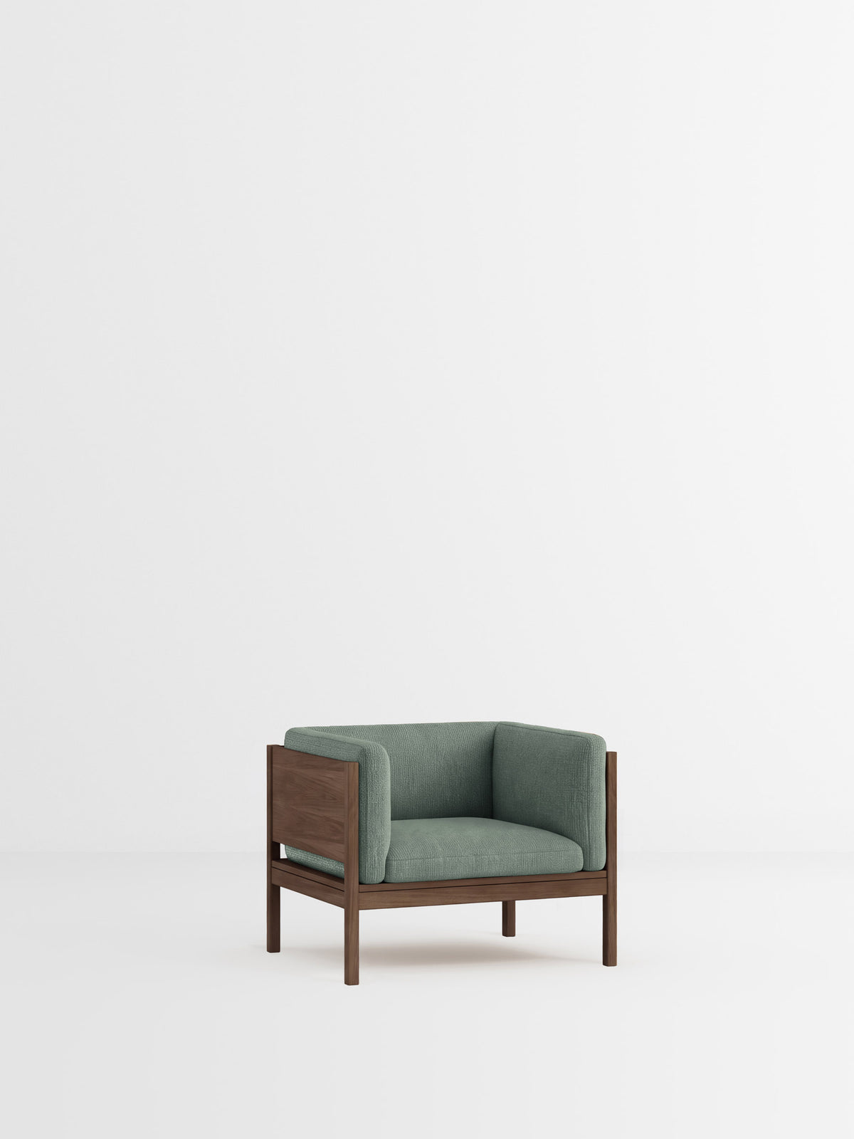 Lounge Chair – Moss 0003 – Smoked Oak