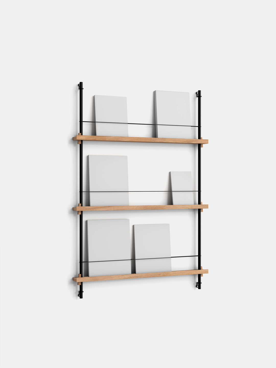 MOEBE - Magazine Shelving – MS.115.1 - Oak Black