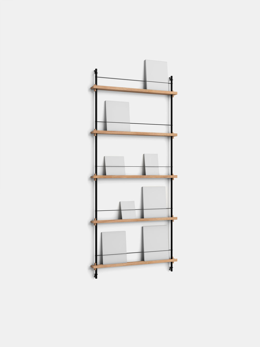 MOEBE - Magazine Shelving – MS.180.1 - Oak Black
