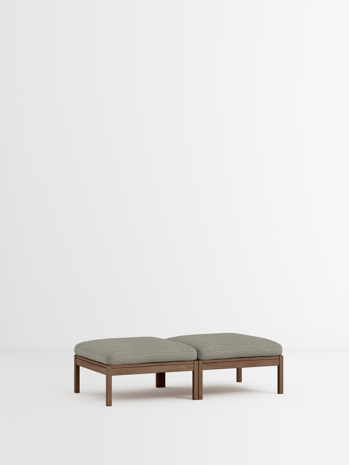 2 Seater Daybed – Re-Wool 2 – Re-Wool 2 - 128 – Smoked Oak