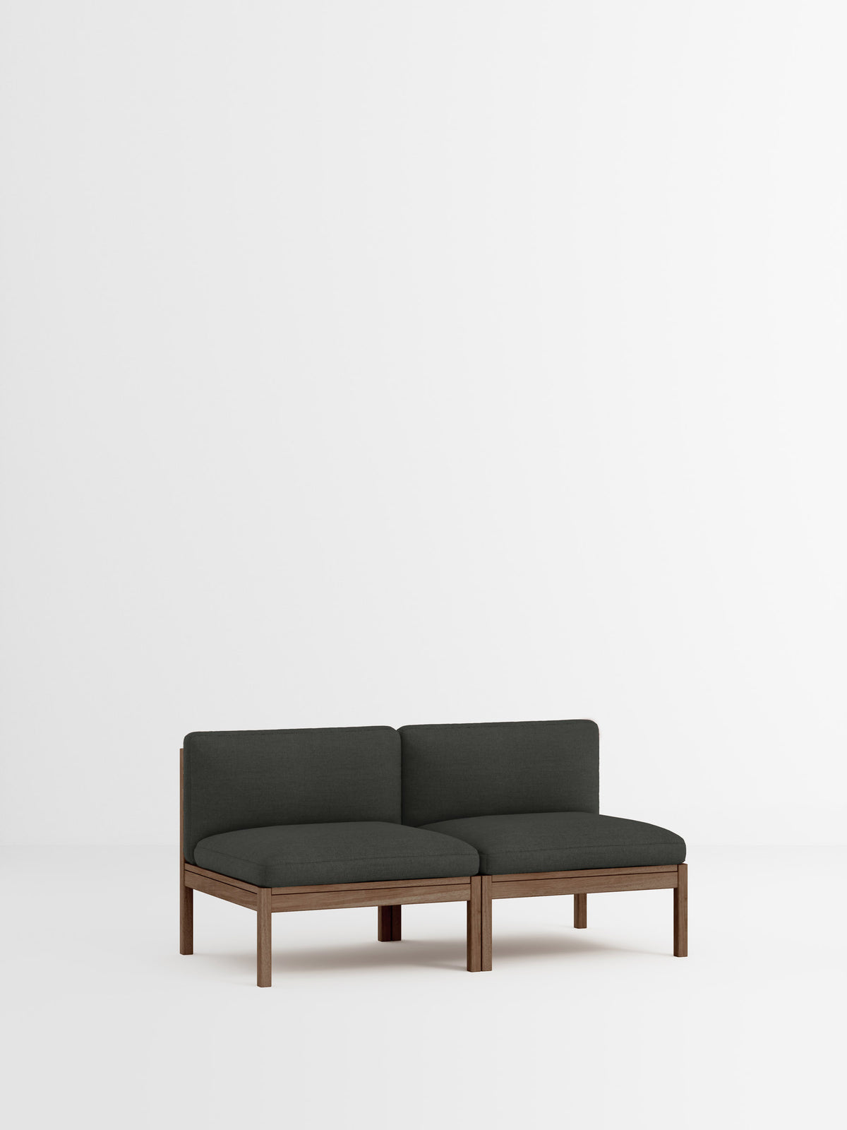 2 Seater Sofa – Re-Wool 2 – Re-Wool 2 - 198 – Smoked Oak