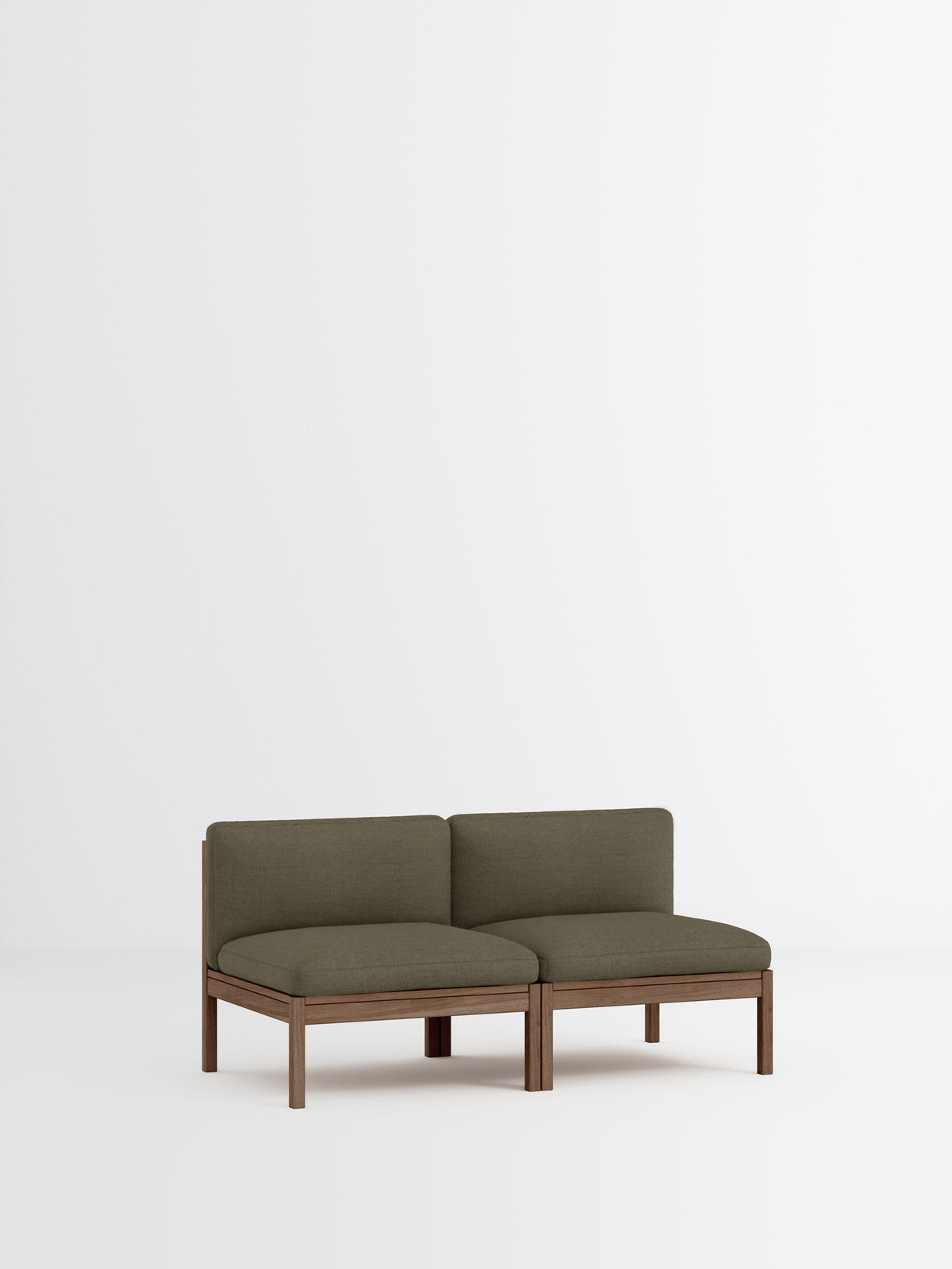 2 Seater Sofa – Re-Wool 2 – Re-Wool 2 - 977 – Smoked Oak