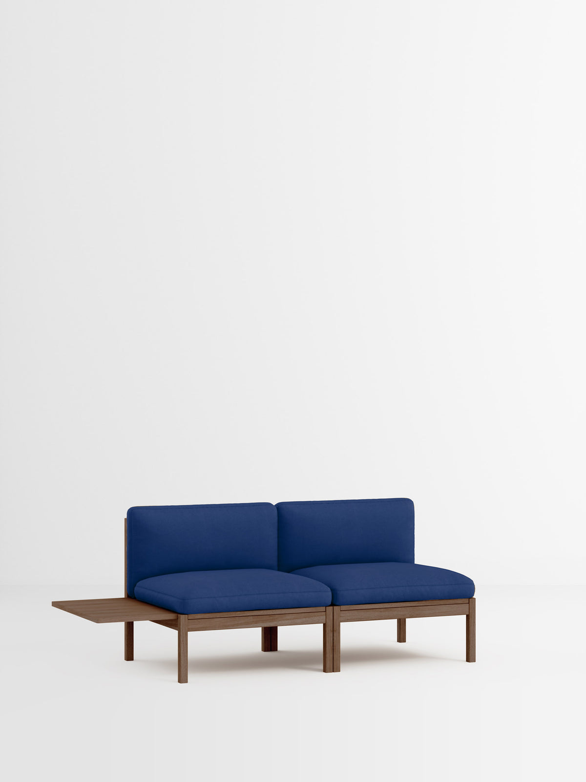2 Seater Sofa with 1 Side Table – Field 2 – Field 2 - 763 – Smoked Oak