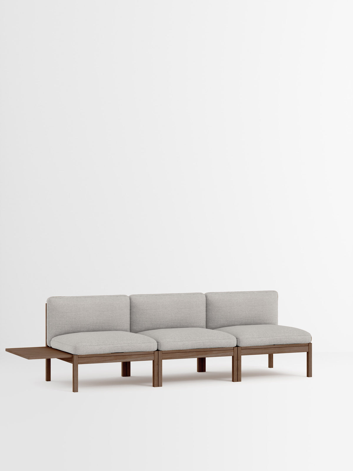 3 Seater Sofa with 1 Side Table – Autumn – Autumn 101 – Smoked Oak