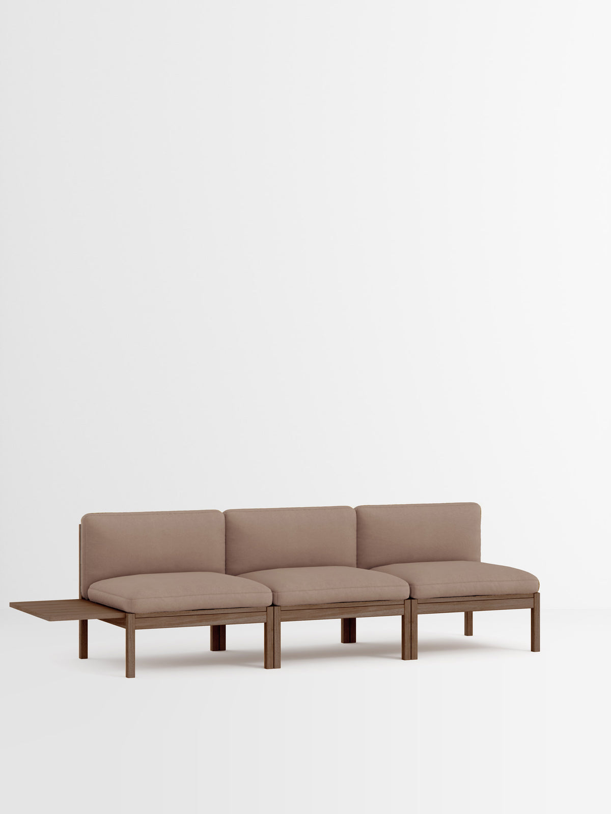 3 Seater Sofa with 1 Side Table – Field 2 – Field 2 - 343 – Smoked Oak
