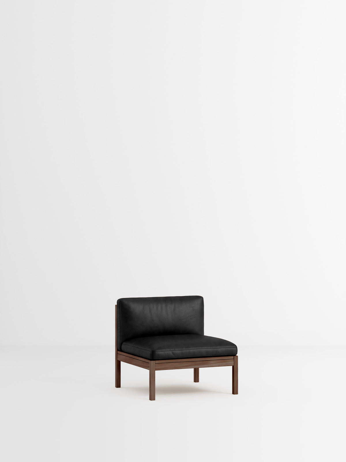 Seat – Leather – Black Leather – Smoked Oak