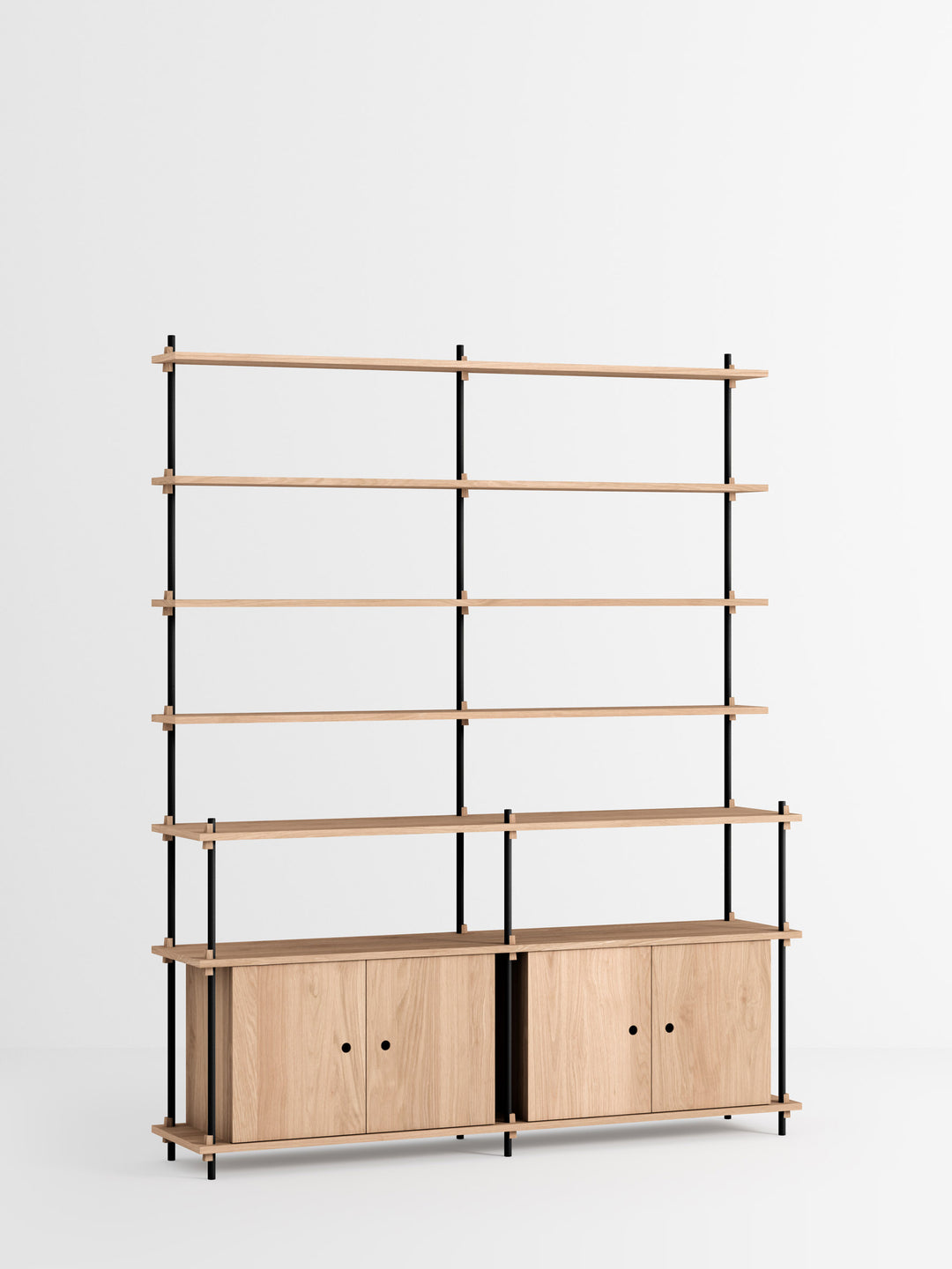 MOEBE - Shelving System – s.200.2.H - Oak Black