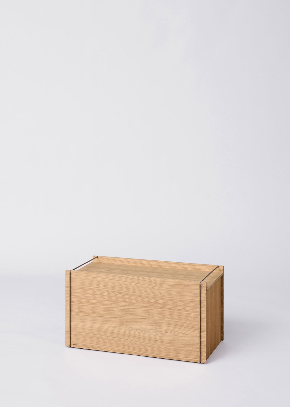MOEBE - Storage Box - Oak Stainless Steel Yes Without wheels
