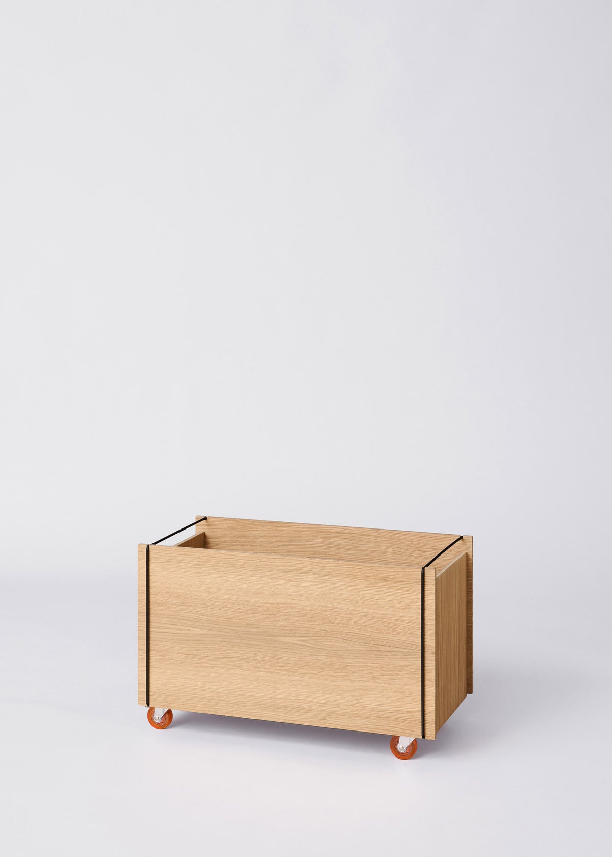 MOEBE - Storage Box - Oak Black No With wheels
