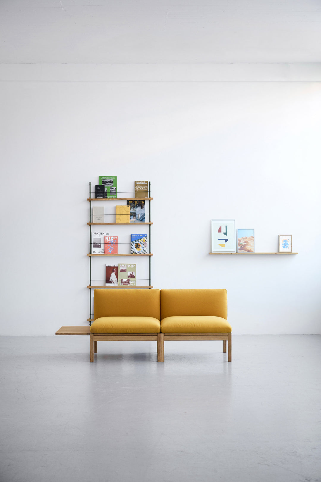 MOEBE - 2 Seater Sofa with 1 Side Table -