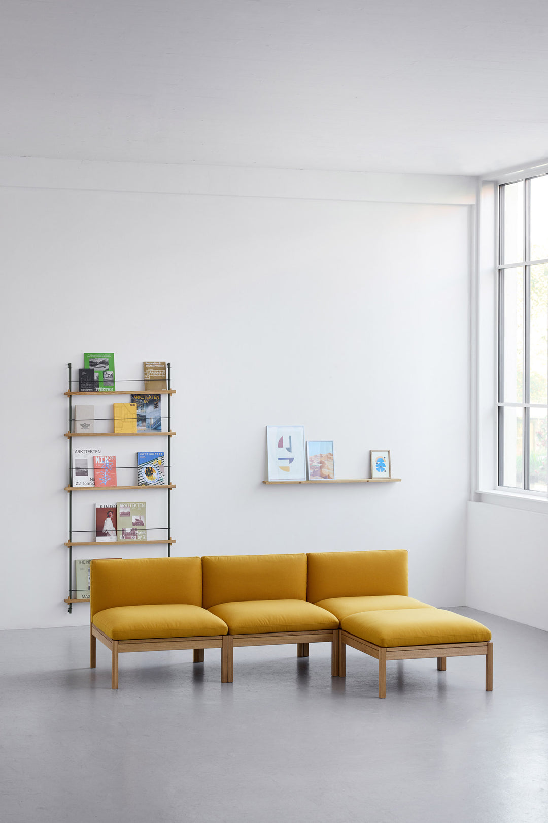 MOEBE - 3 Seater Sofa with Chaise Longue -