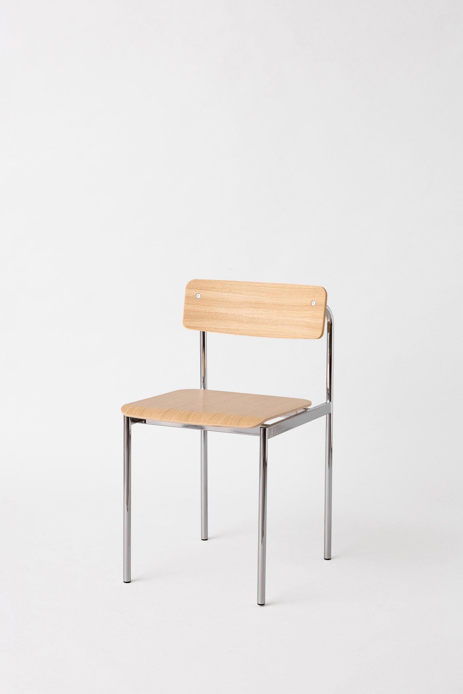 MOEBE - Offset Chair - Chrome