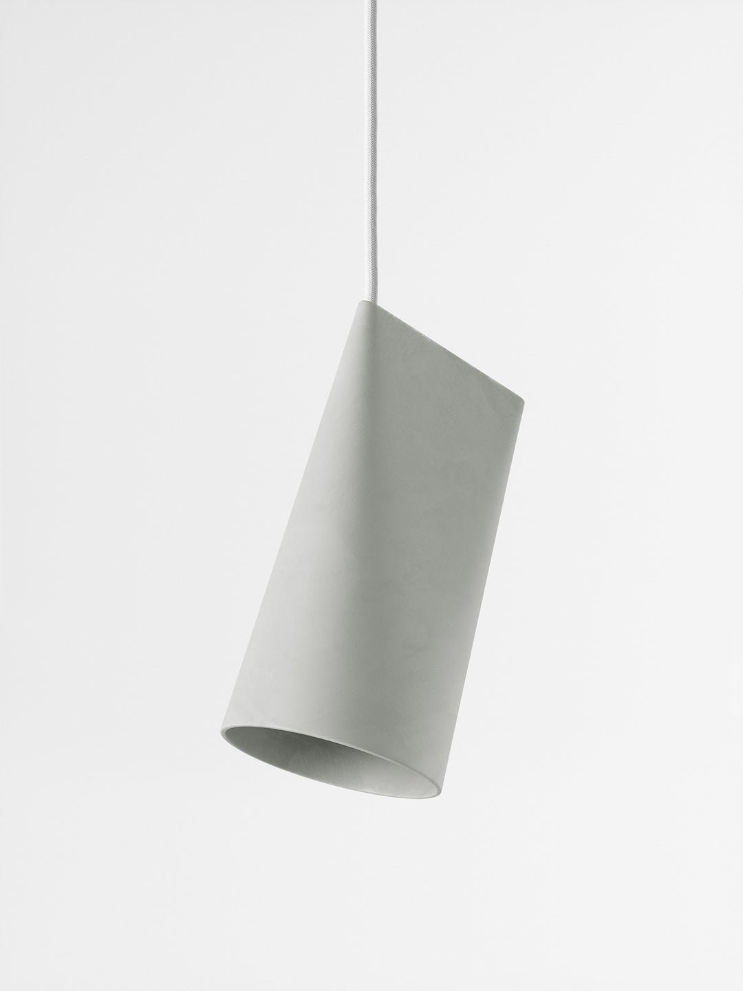 MOEBE - Ceramic Pendant – Narrow - Light Grey