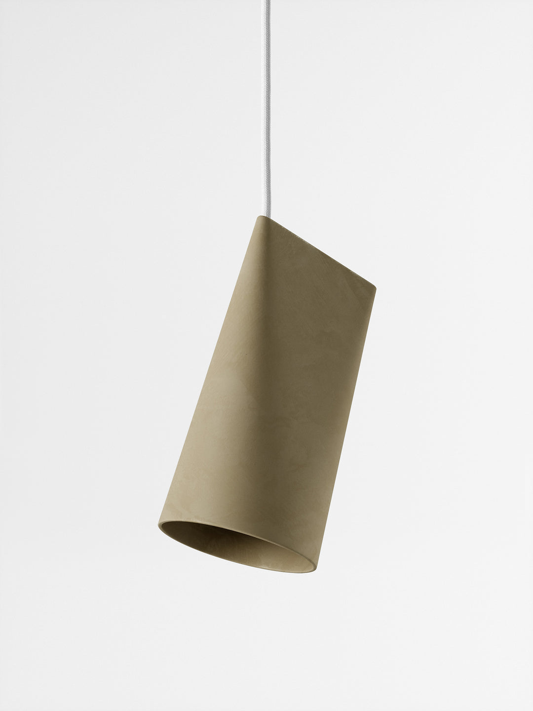 MOEBE - Ceramic Pendant – Narrow - Olive
