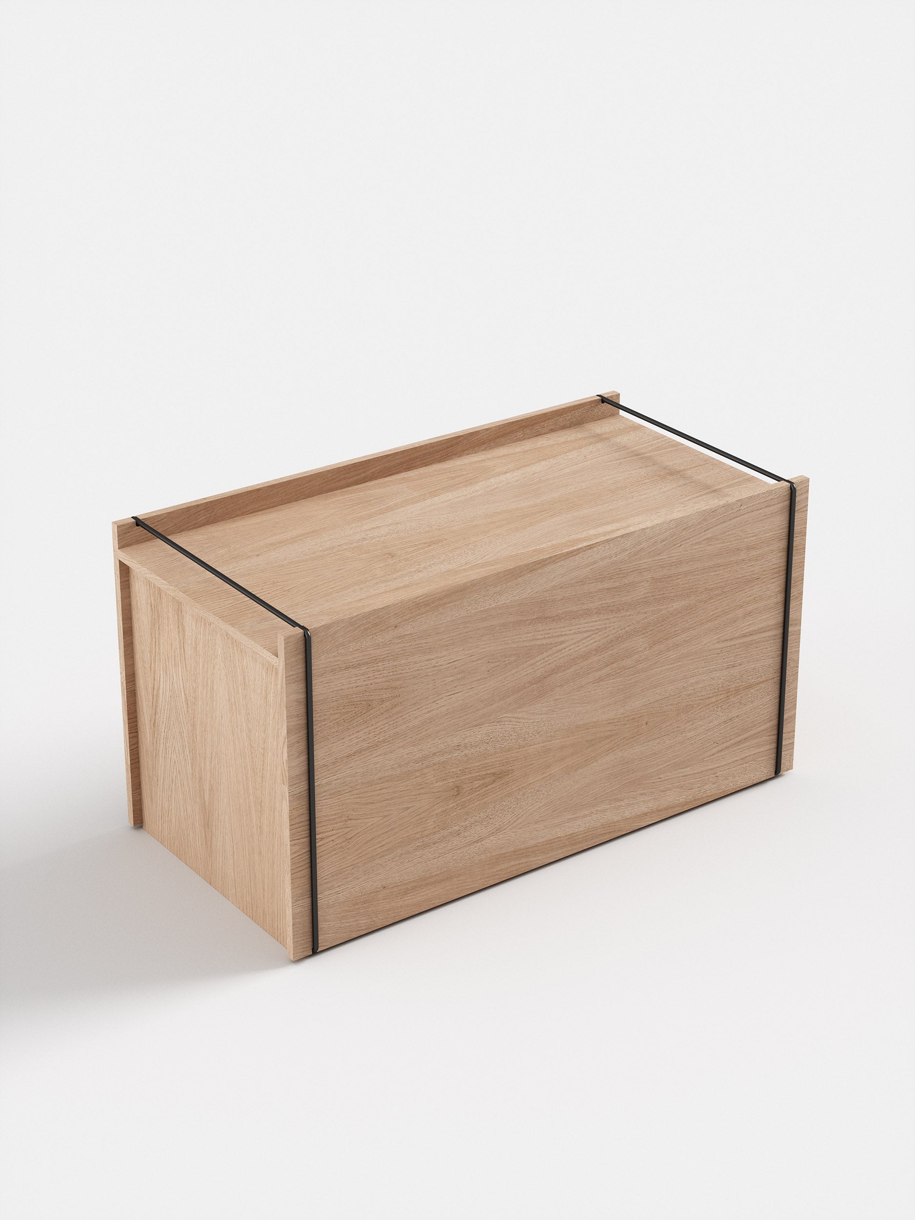 Oak storage box with lid shop