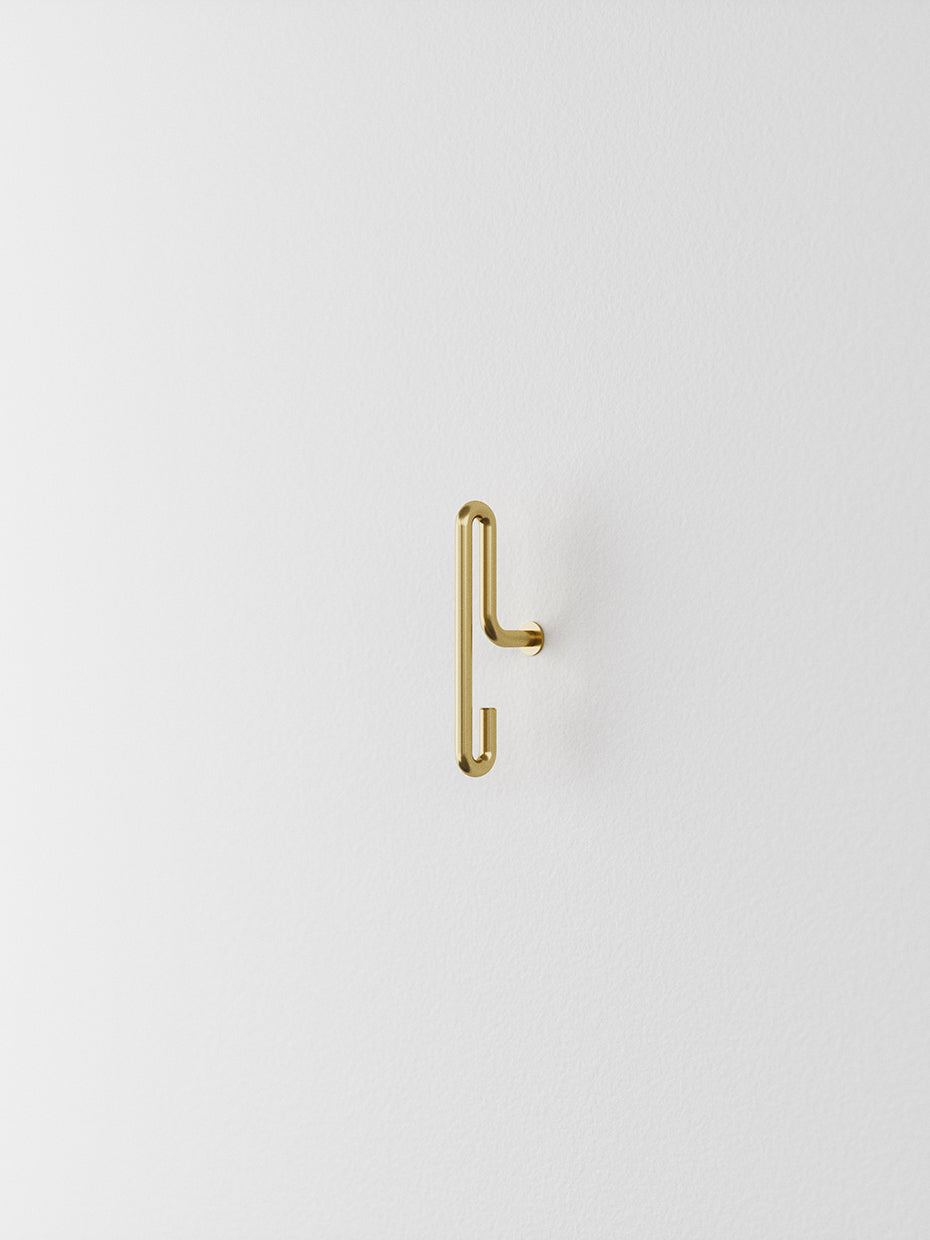 MOEBE - Wall Hook - Small (2 pcs.) Matt Gold