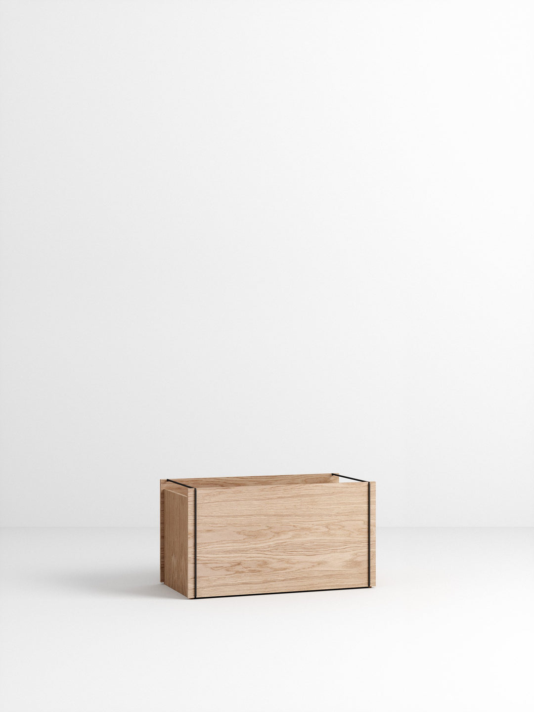 MOEBE - Storage Box - Single Box Oak Black 0