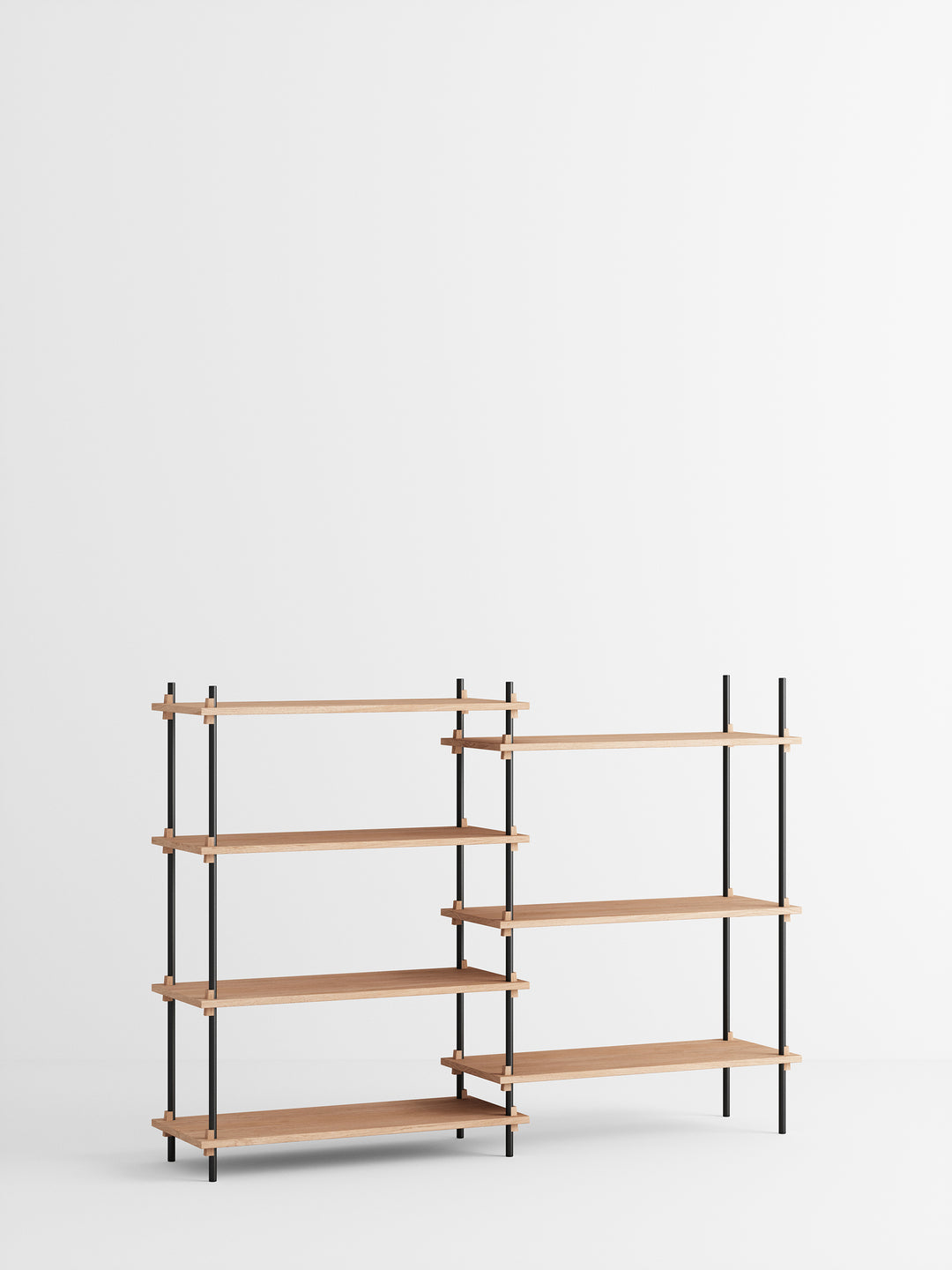 MOEBE - Shelving System – s.115.2.A - Oak Black