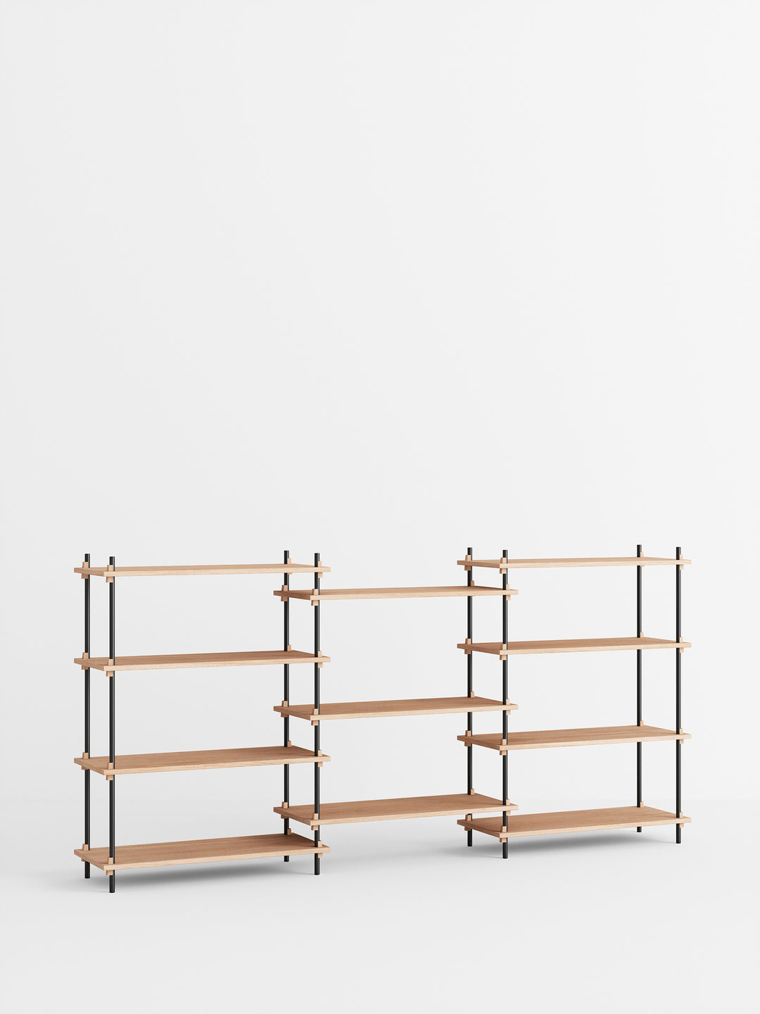 MOEBE - Shelving System – s.115.3.A - Oak Black