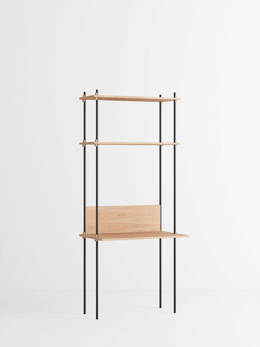 MOEBE - Shelving System – s.200.1.D - Oak Black