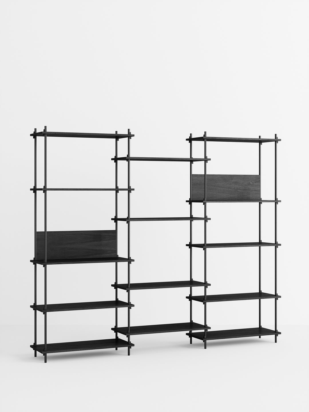 MOEBE - Shelving System – s.200.3.A - Black