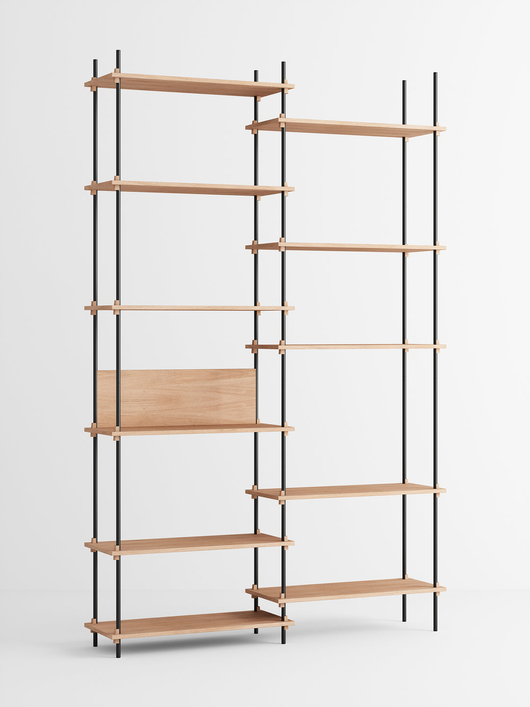 MOEBE - Shelving System – s.255.2.A - Oak Black