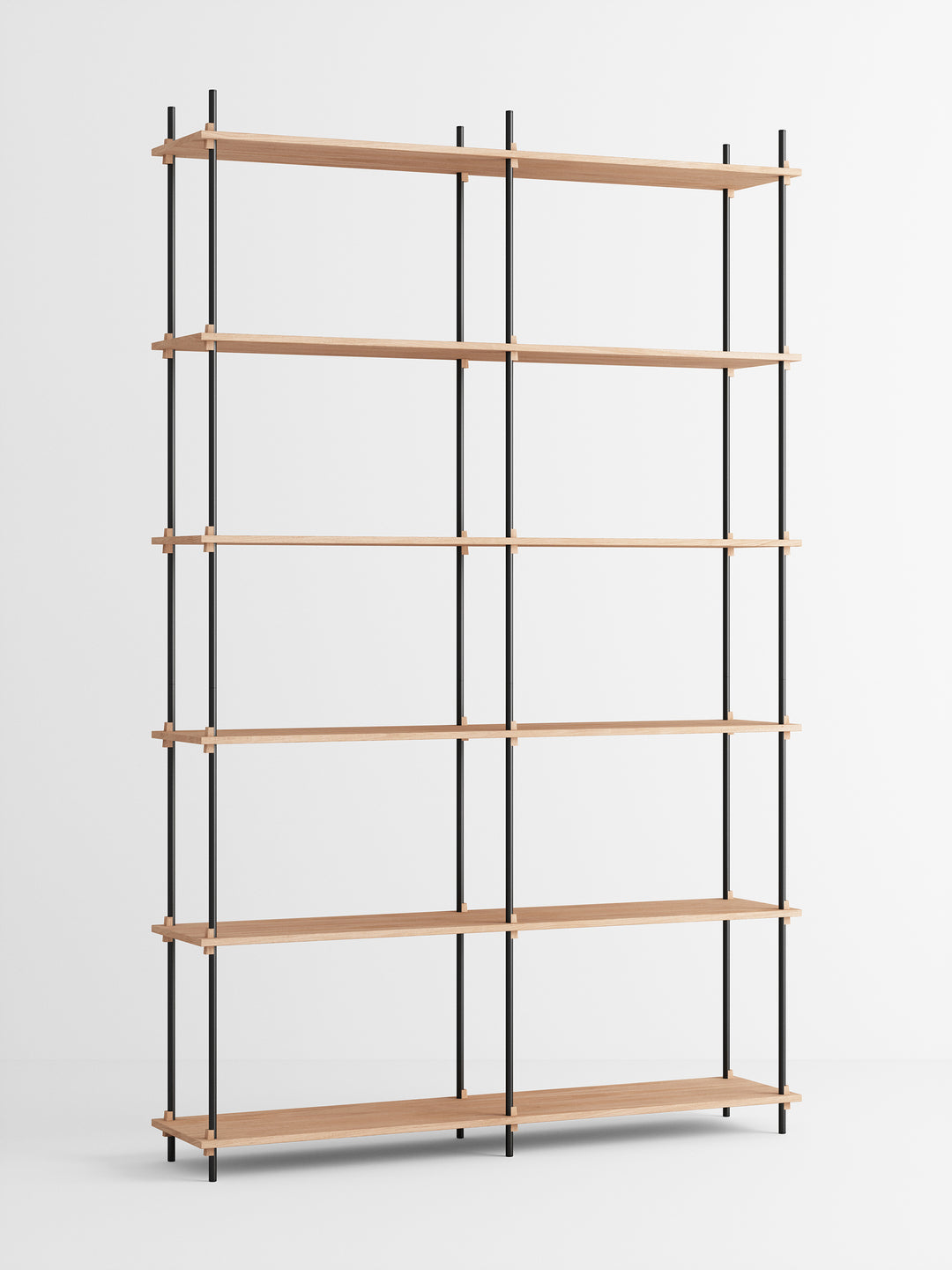 MOEBE - Shelving System – s.255.2.B - Oak Black