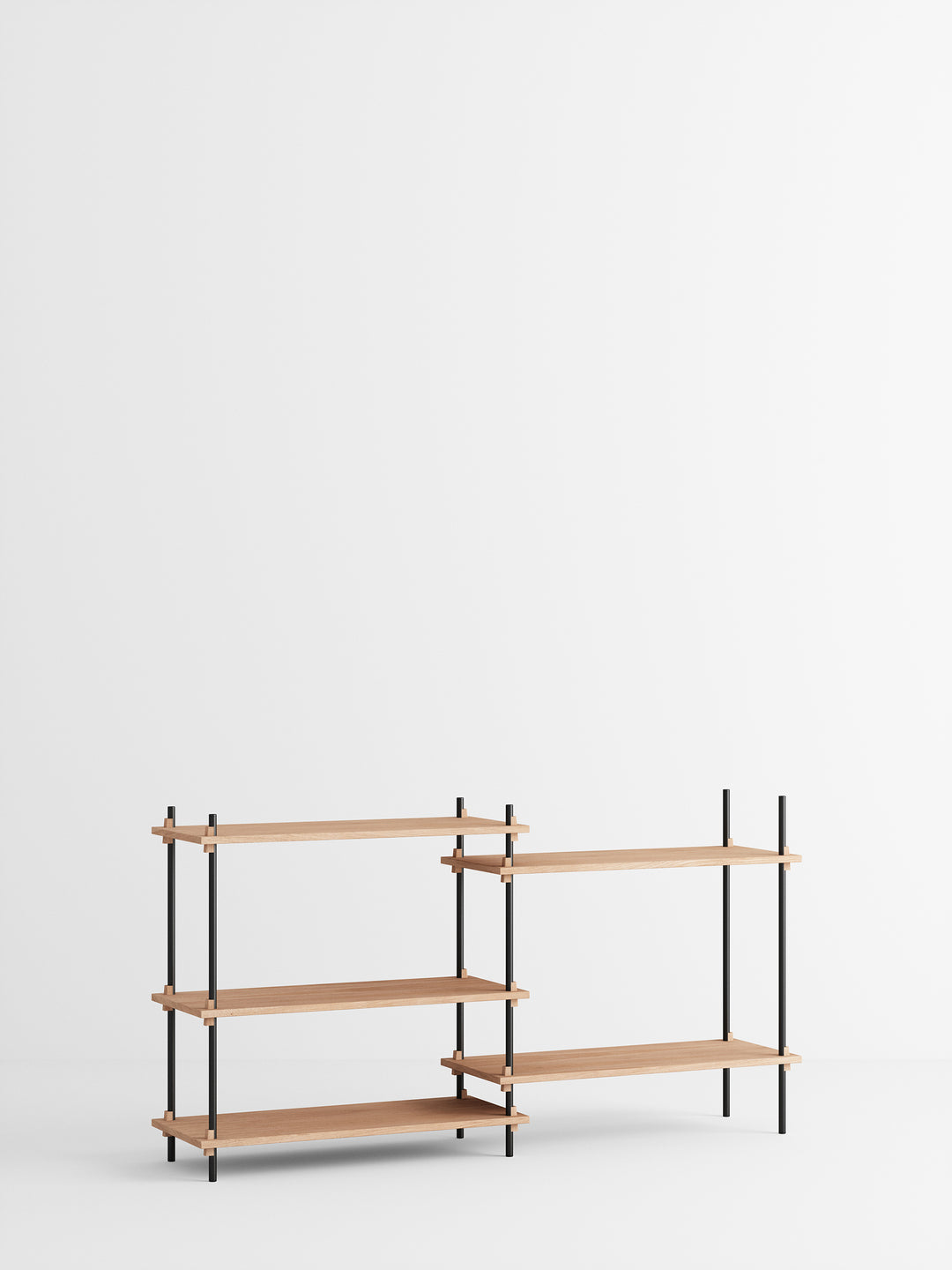 MOEBE - Shelving System – s.85.2.A - Oak Black